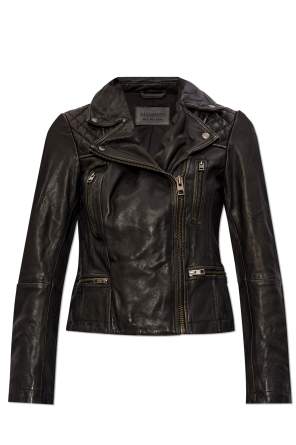 Saint Laurent Leather jacket with belt | Women's Clothing Saint Laurent Leather jacket with belt | Women's Clothing